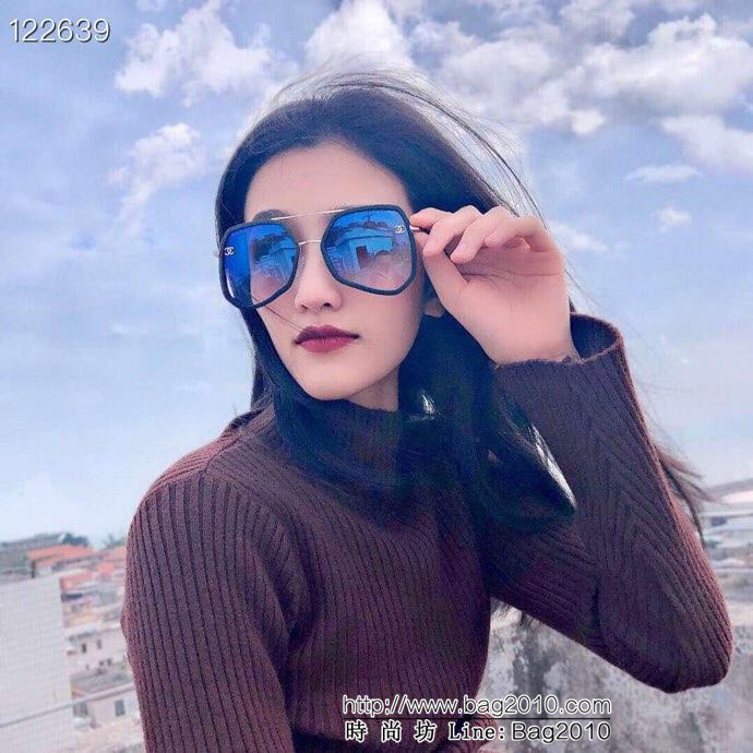CHANEL香奈兒 5298飛行員墨鏡 簡潔大方 女款太陽鏡  lly1246